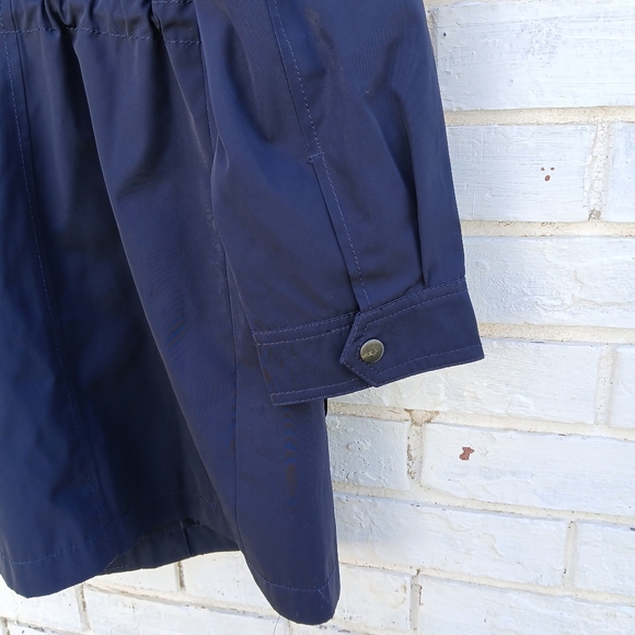 Talbots Anorek Jacket Wind Rain Navy - Picture 6 of 8